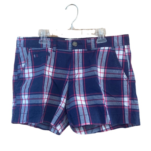 Old Navy Perfect 5” Plaid Shorts size 6 - Picture 1 of 11